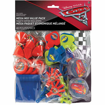 Disney Cars 3 Mega Mix Value Pack 48pcs Party Favors - Party Centre - Party Centre