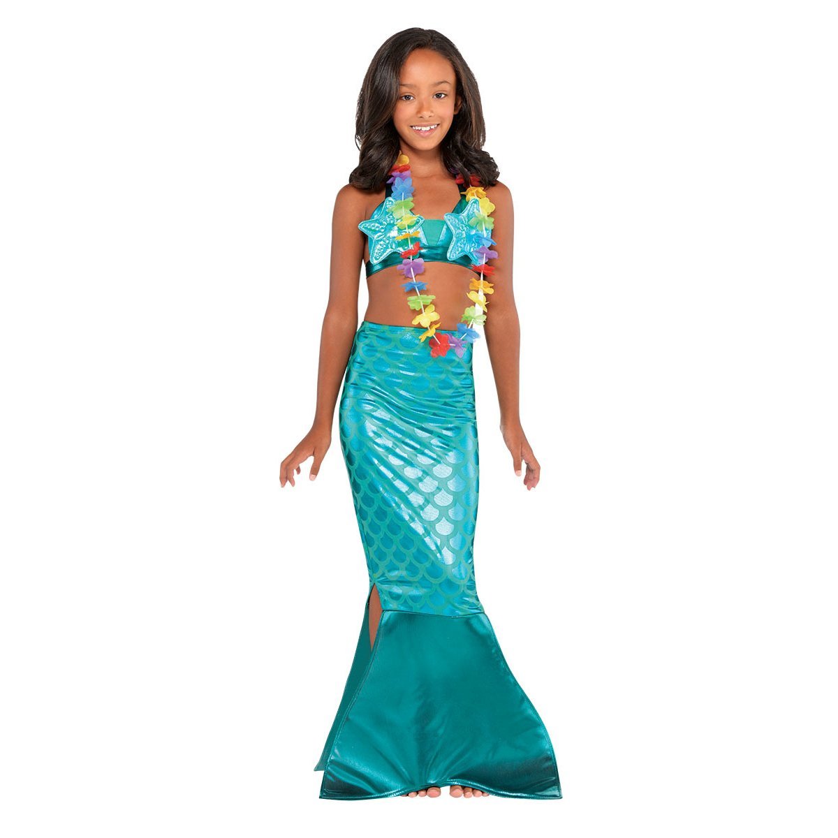 Child Teal Mermaid Girls Kit Costumes & Apparel - Party Centre - Party Centre