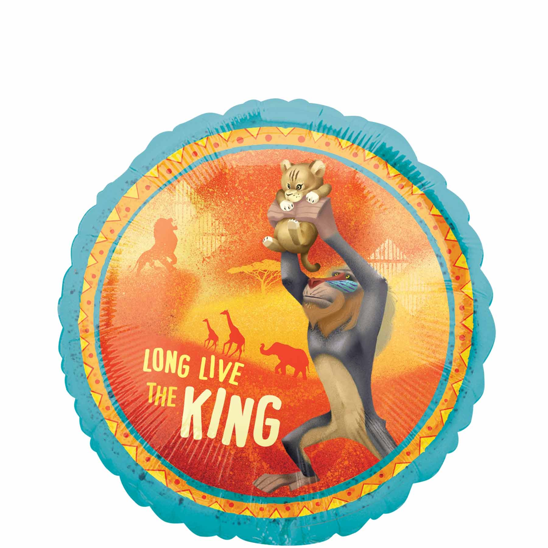 Lion King Foil Balloon 45cm Balloons & Streamers - Party Centre - Party Centre