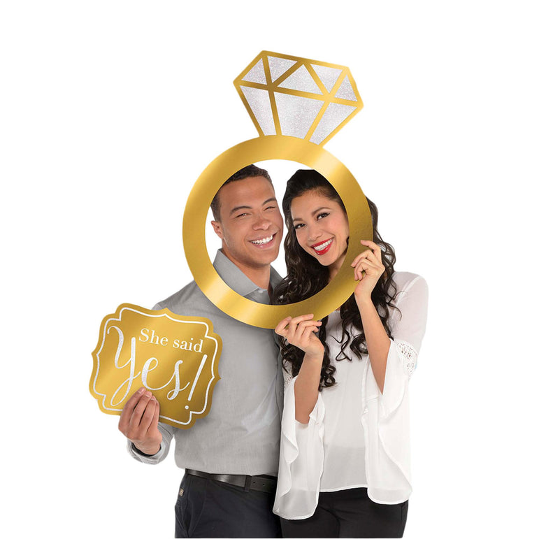 Ring Photo Prop 2pcs Party Accessories - Party Centre