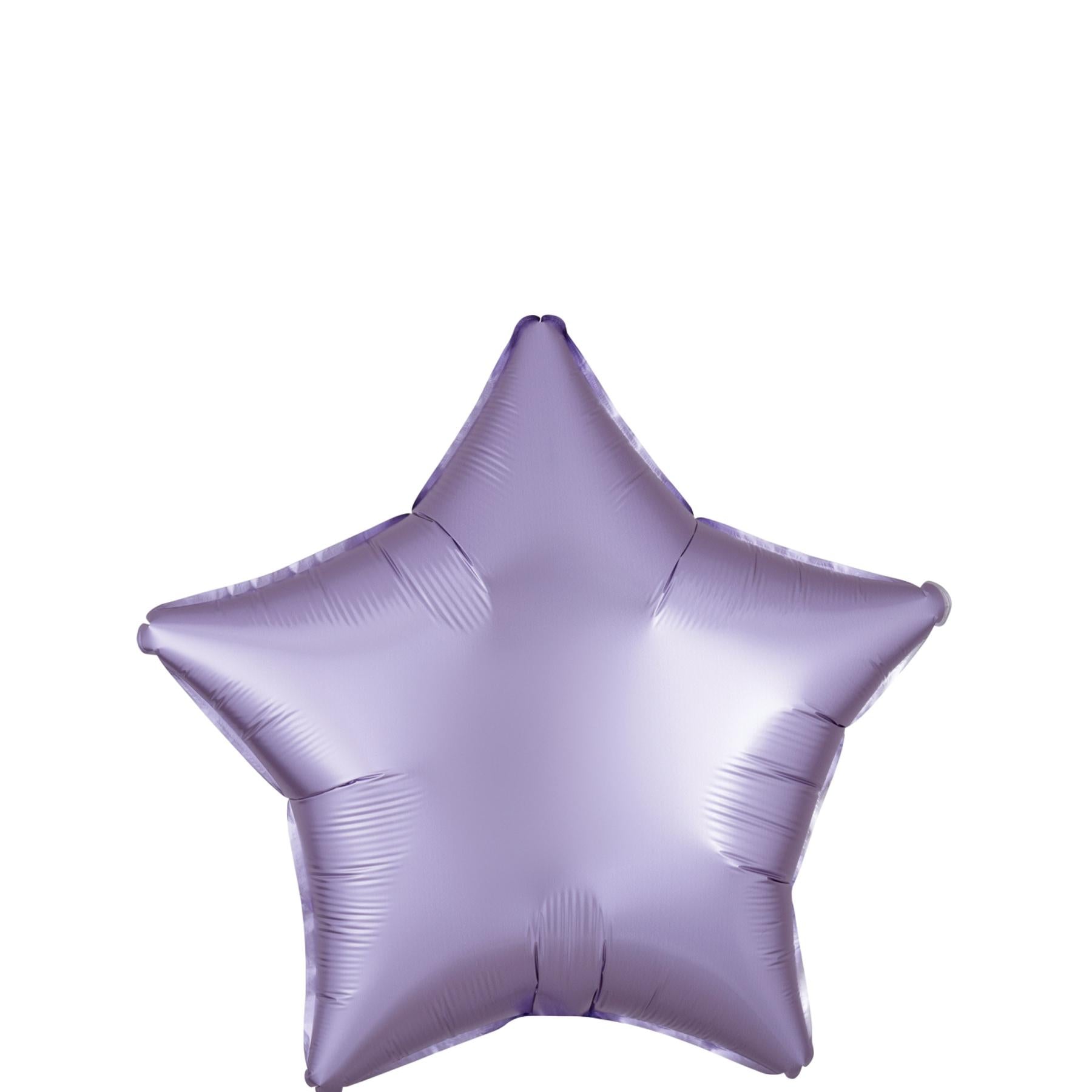Pastel Lilac Star Satin Luxe Foil Balloon 45cm Balloons & Streamers - Party Centre - Party Centre