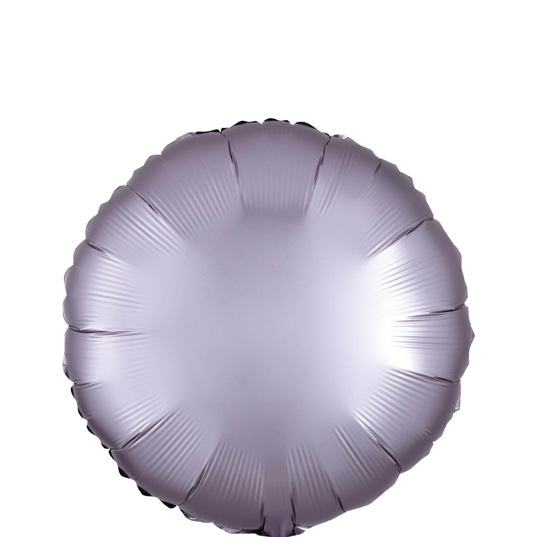 Greige Circle Satin Luxe Foil Balloon 45cm Balloons & Streamers - Party Centre - Party Centre