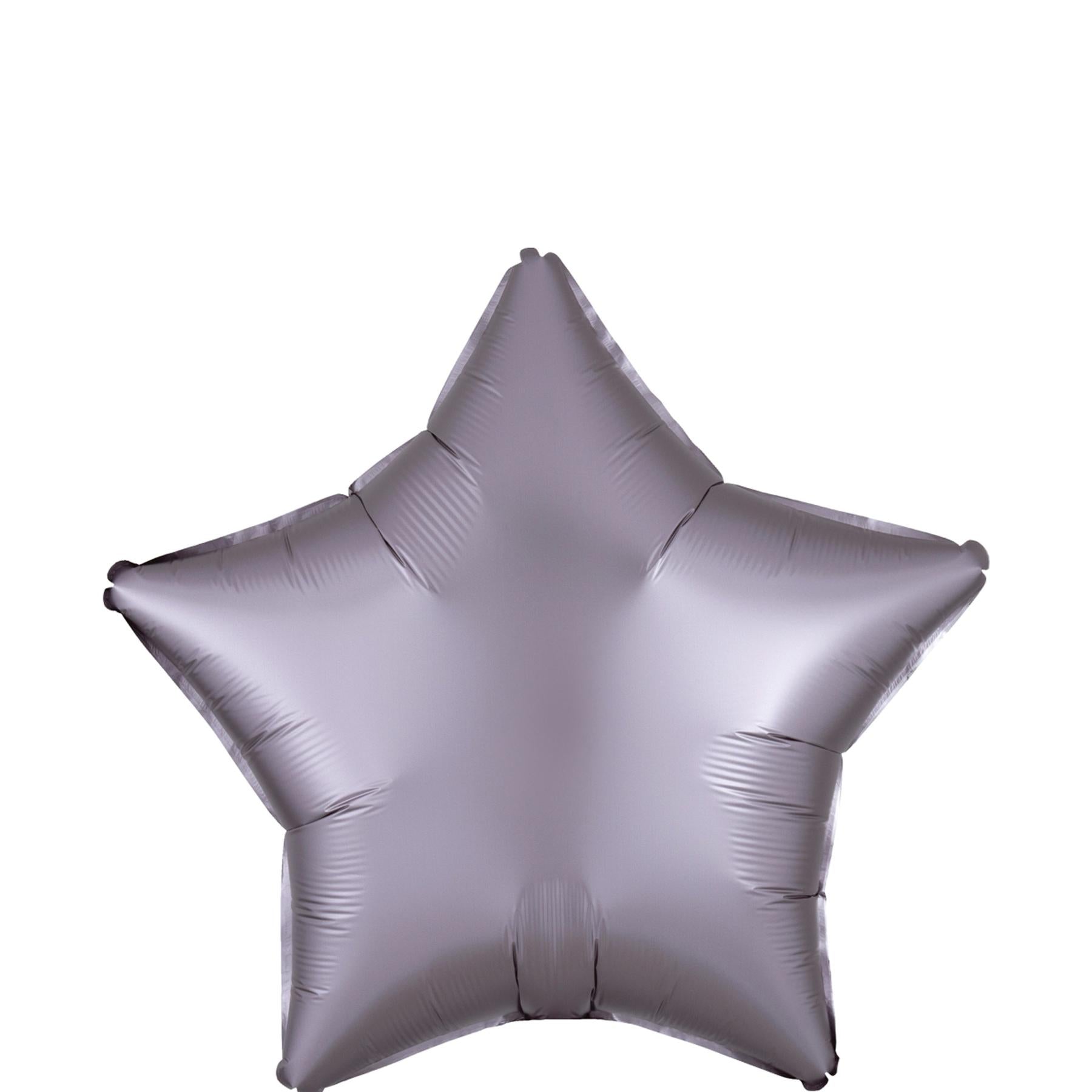 Greige Star Satin Luxe Foil Balloon 45cm Balloons & Streamers - Party Centre - Party Centre
