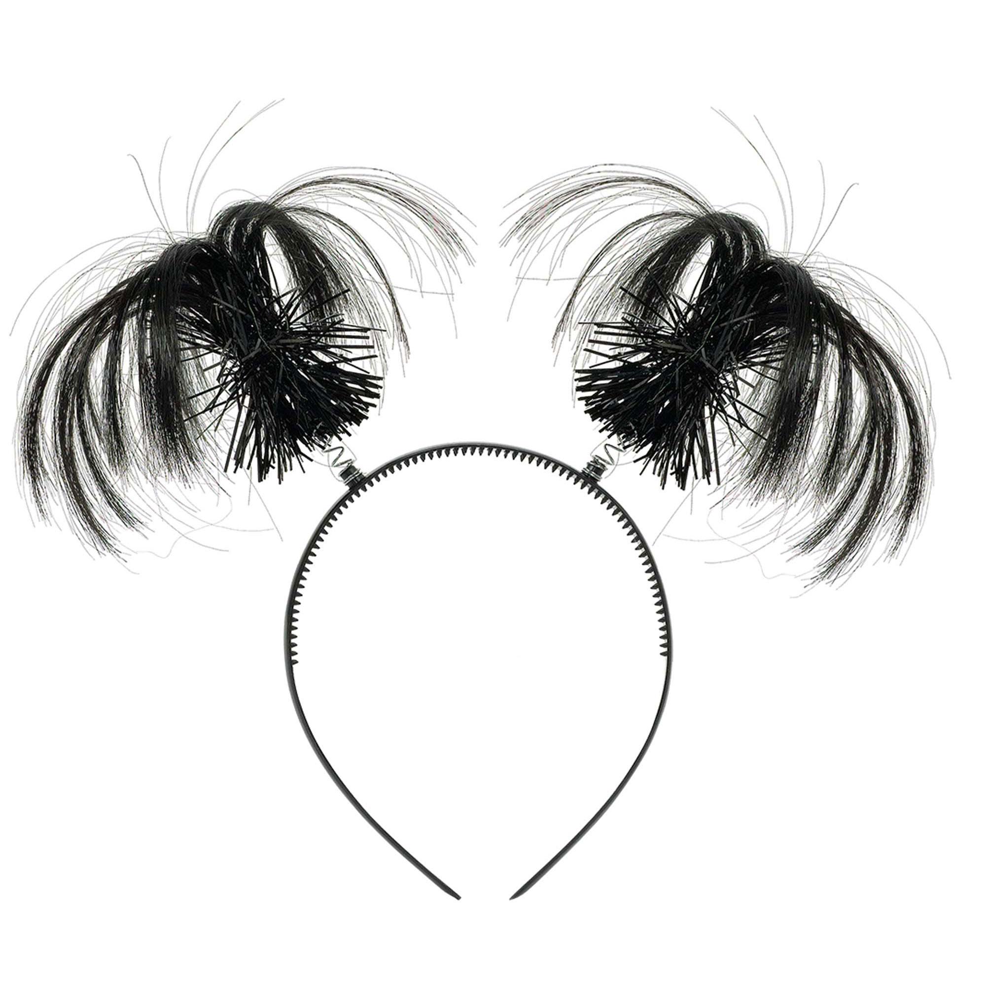 Black Ponytail Head Bopper Costumes & Apparel - Party Centre - Party Centre