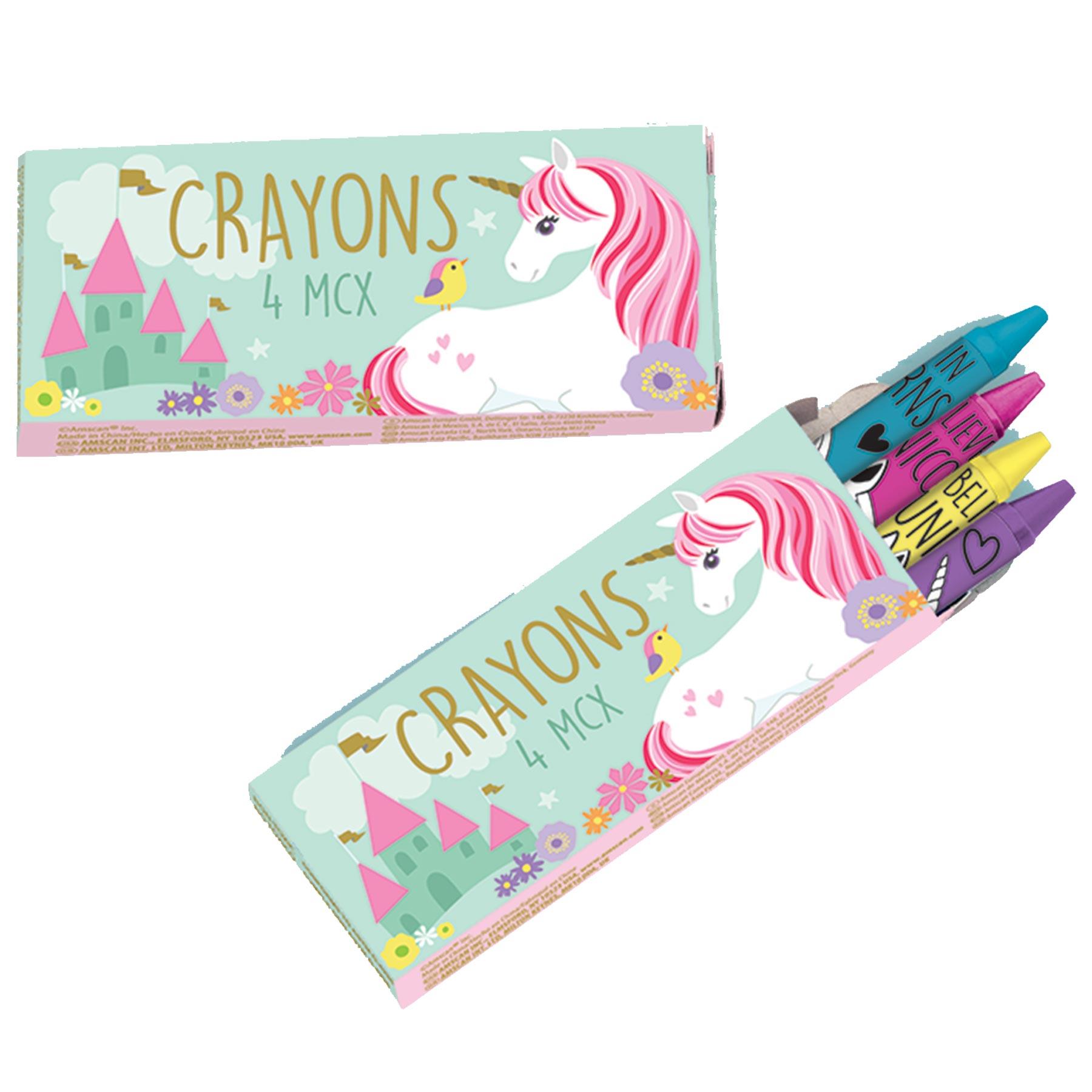 Magical Unicorn Crayons 12ct Party Favors - Party Centre - Party Centre