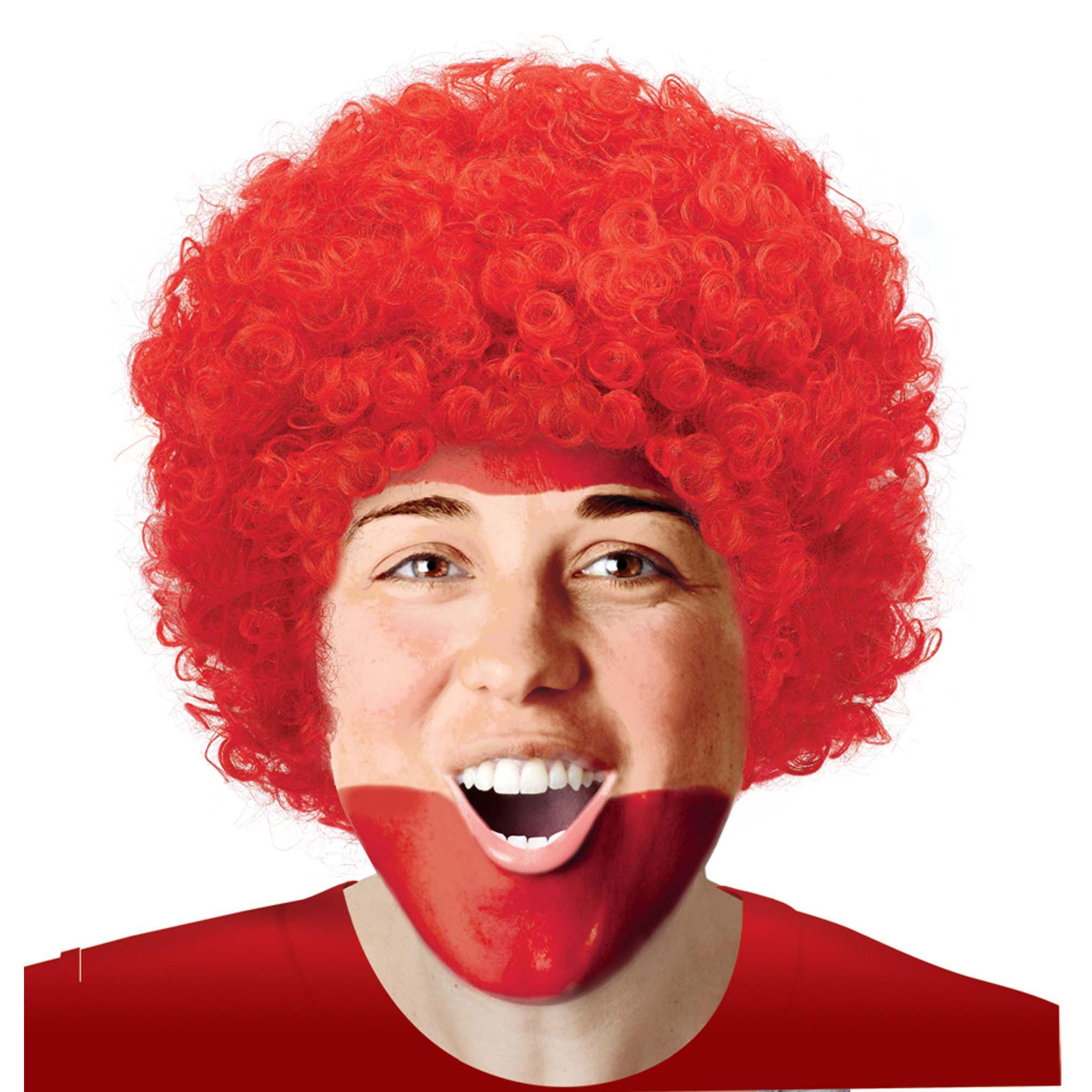 Red Curly Wig Costumes & Apparel - Party Centre - Party Centre