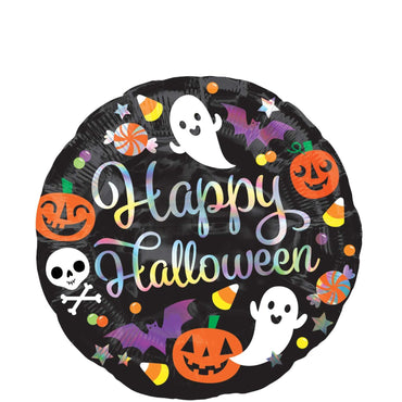 Halloween Iridescent Foil Balloon 45cm Balloons & Streamers - Party Centre - Party Centre