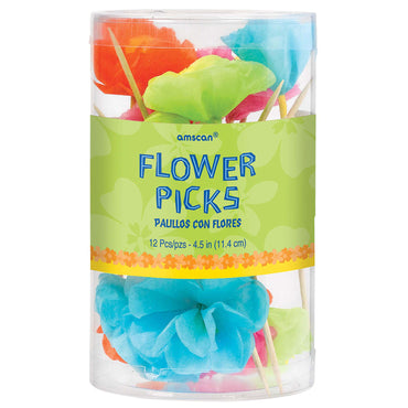 Flower Picks 4.50in, 12pcs Party Accessories - Party Centre - Party Centre