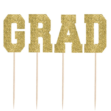 G-R-A-D Glitter Paper Picks Party Accessories - Party Centre - Party Centre