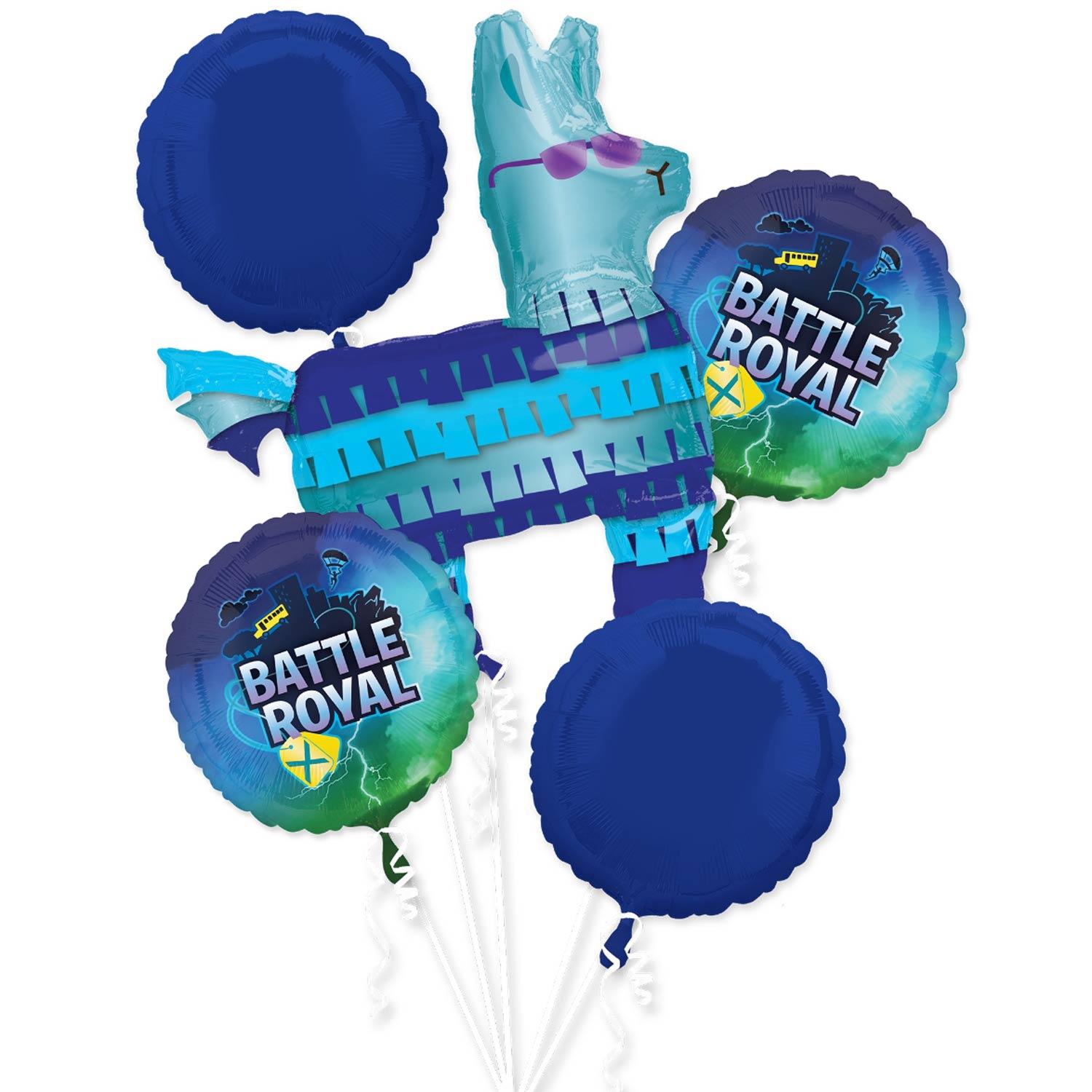 Battle Royal Balloon Bouquet 5pcs Balloons & Streamers - Party Centre - Party Centre
