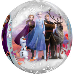 Frozen 2 Orbz Clear Balloon 38x40cm Balloons & Streamers - Party Centre