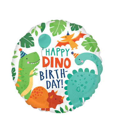 Dinomite Party Foil Balloon 45cm - Party Centre