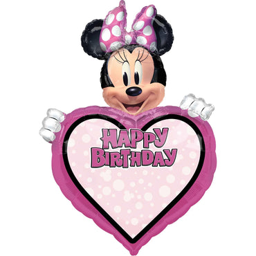 Minnie Mouse Forever Personalized SuperShape Balloon 60x83cm Balloons & Streamers - Party Centre - Party Centre