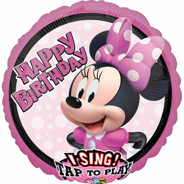 Minnie Mouse Forever Sing-A-Tune Jumbo Balloon 71cm Balloons & Streamers - Party Centre - Party Centre