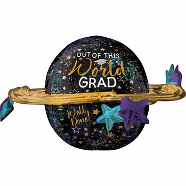 Out of this World Graduation UltraShape Balloon 73x50cm Balloons & Streamers - Party Centre - Party Centre