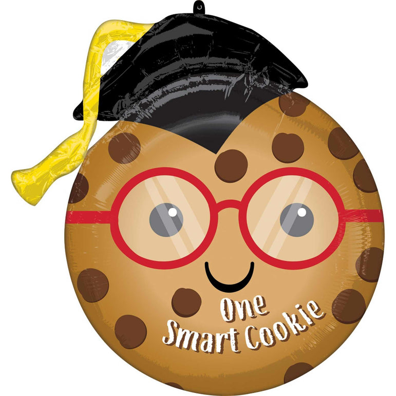One Smart Cookie Foil Balloon 43cm Balloons & Streamers - Party Centre