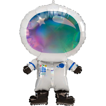 Astronaut Iridescent SuperShape 50x76cm Balloons & Streamers - Party Centre - Party Centre