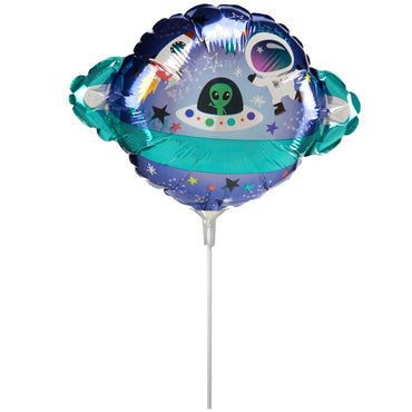 Spaced Out Planet Mini Shape 27x20cm Balloons & Streamers - Party Centre - Party Centre