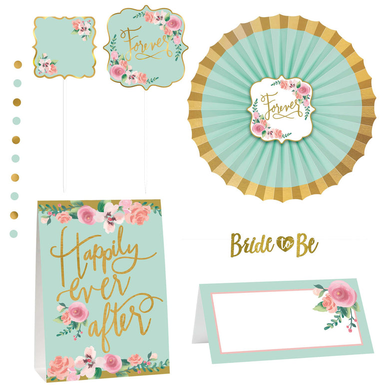 Mint To Be Buffet Table Decorating Kit Decorations - Party Centre