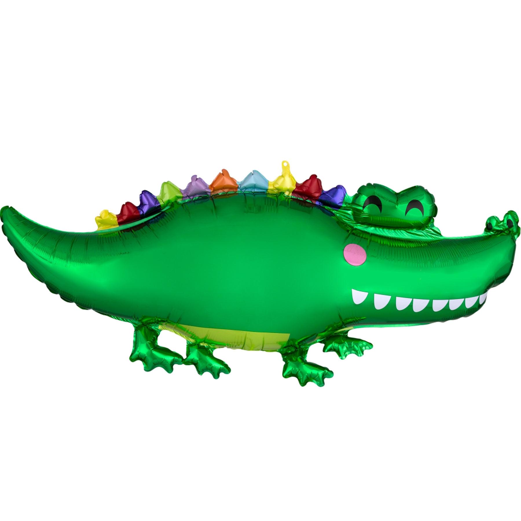 Happy Gator SuperShape Balloon 106x48cm Balloons & Streamers - Party Centre - Party Centre