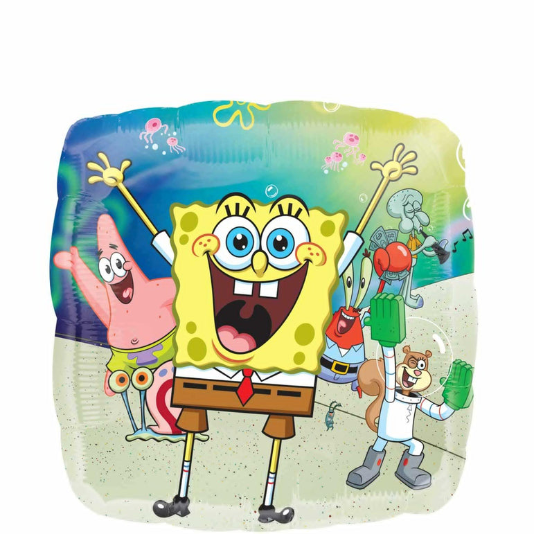 Spongebob Squarepants Foil Balloon 45cm Balloons & Streamers - Party Centre