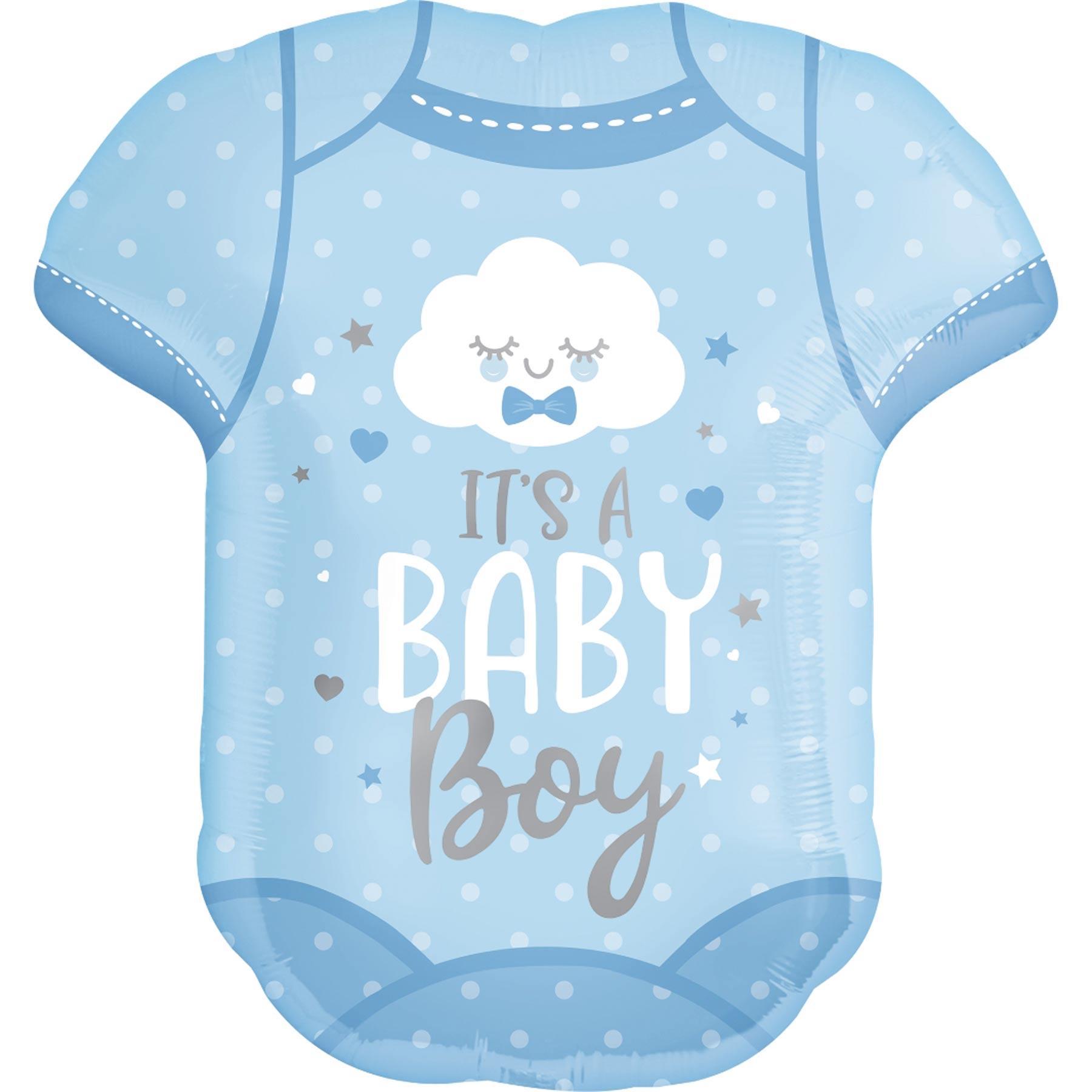 Baby Boy Onesie SuperShape Balloon 55x60cm Balloons & Streamers - Party Centre - Party Centre