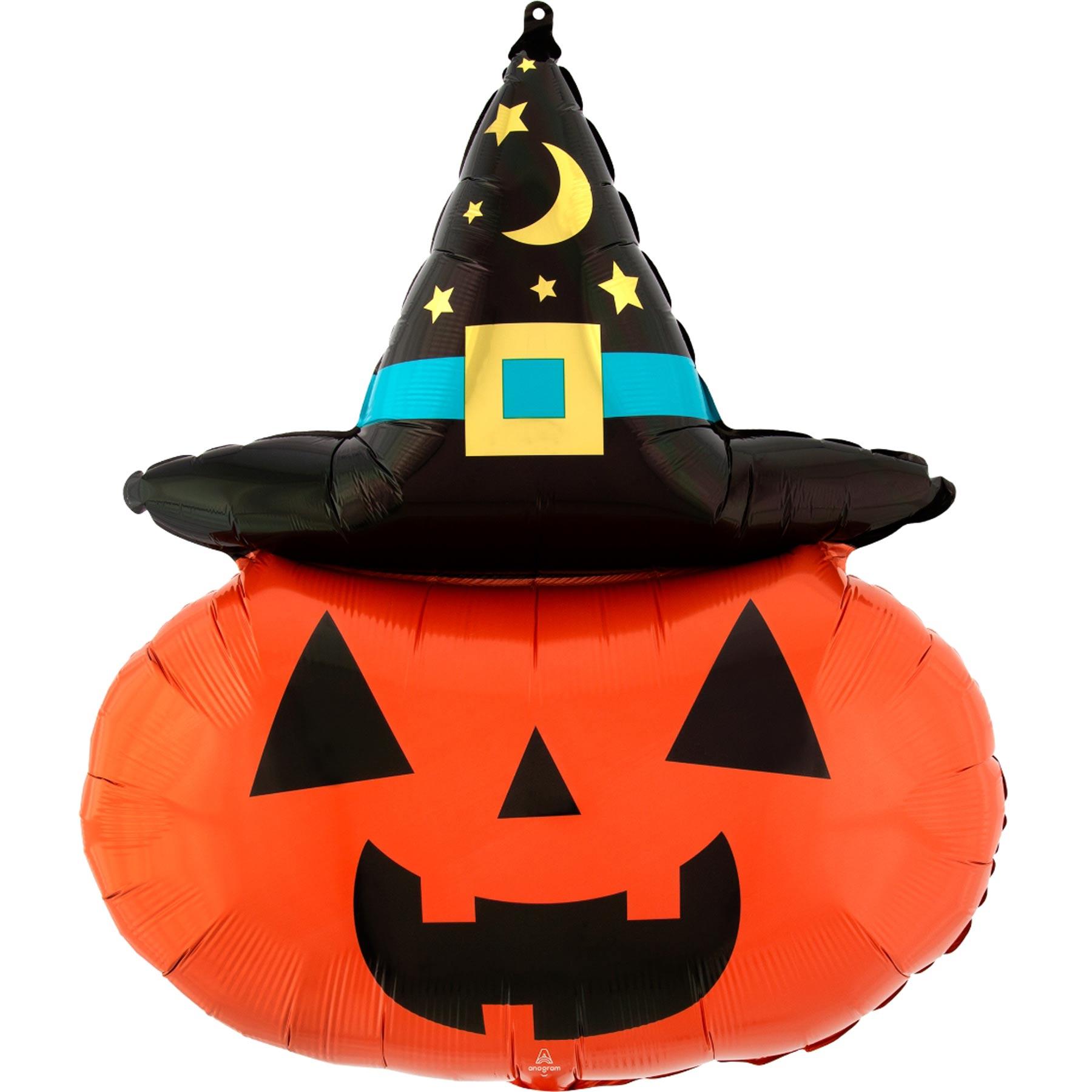 Witchy Pumpkin SuperShape Balloon 60x88cm Balloons & Streamers - Party Centre - Party Centre