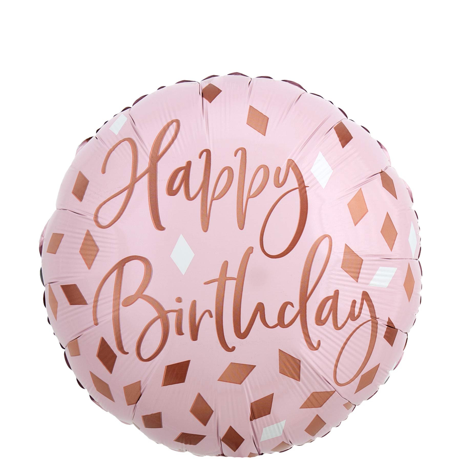 Blush Birthday Foil Balloon 45cm - Party Centre