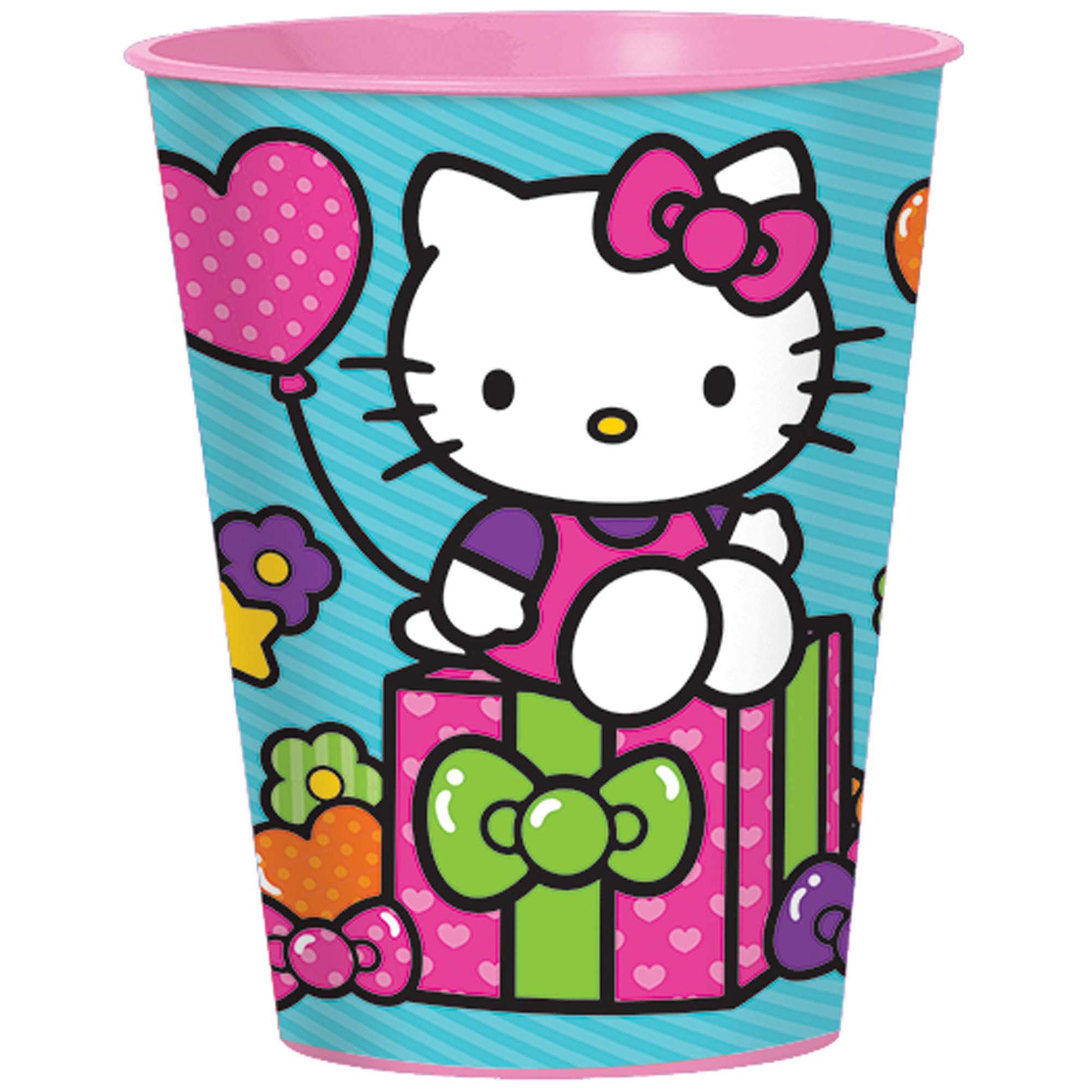Hello Kitty Rainbow Favor Cup- Plastic, 16oz Party Favors - Party Centre - Party Centre