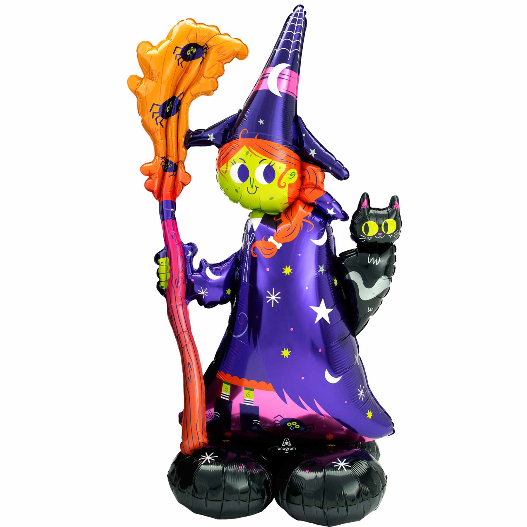 Scary Witch AirLoonz Foil Balloon 60x139cm Balloons & Streamers - Party Centre - Party Centre