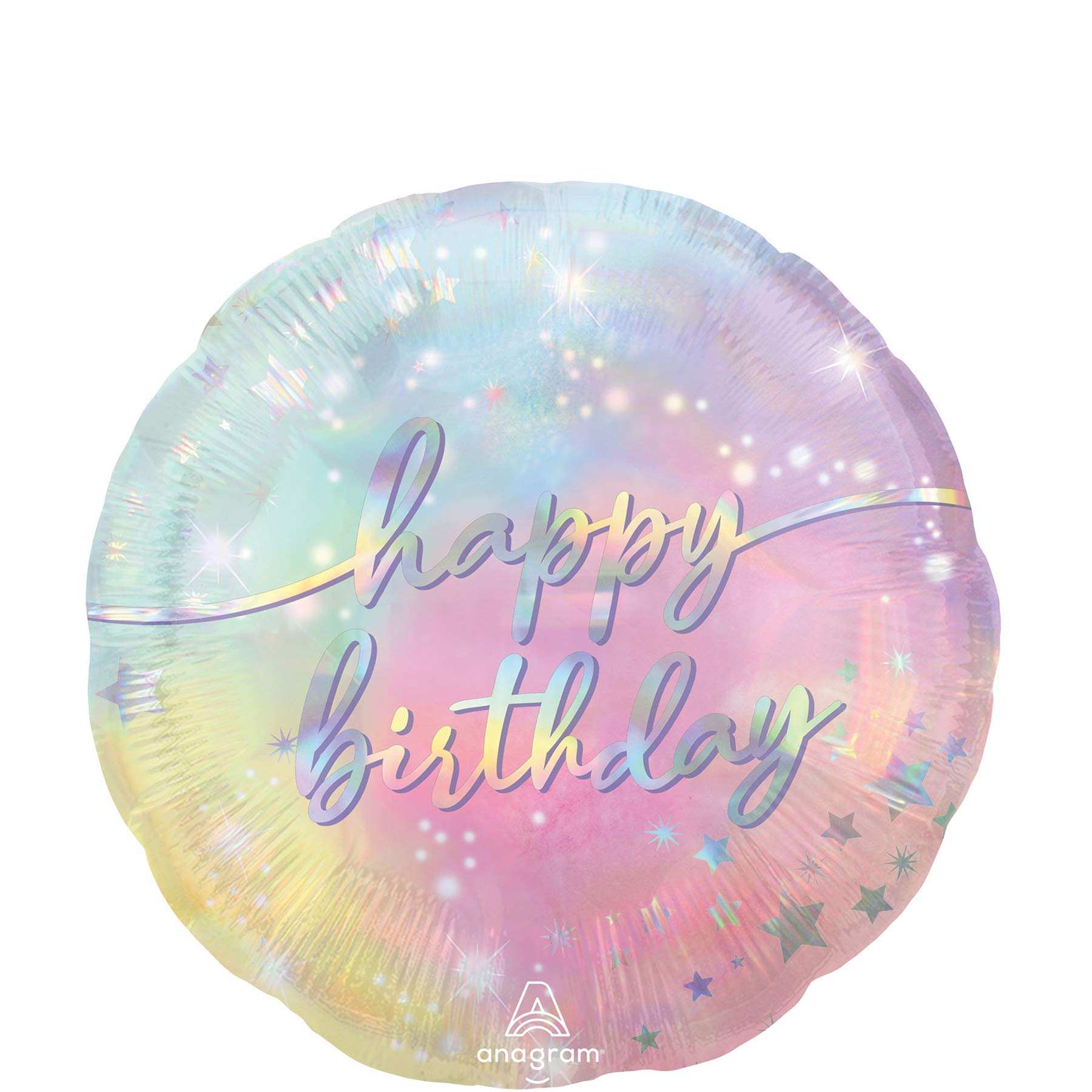 Luminous Birthday Foil Balloon 45cm - Party Centre