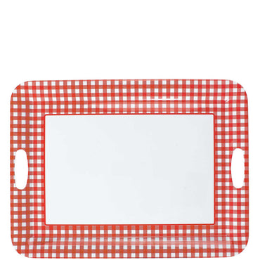 Picnic Party Melamine Handle Tray Solid Tableware - Party Centre - Party Centre