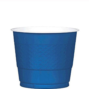Bright Royal Blue Plastic Cup 9oz, 20pcs Solid Tableware - Party Centre - Party Centre