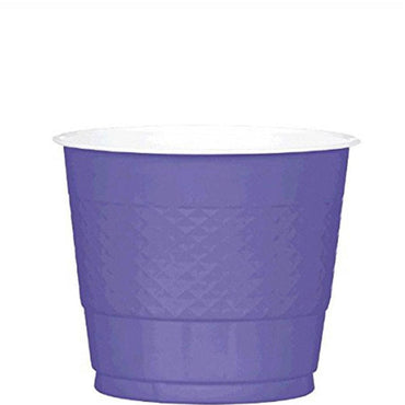 New Purple Plastic Cups 9oz, 20pcs Solid Tableware - Party Centre - Party Centre