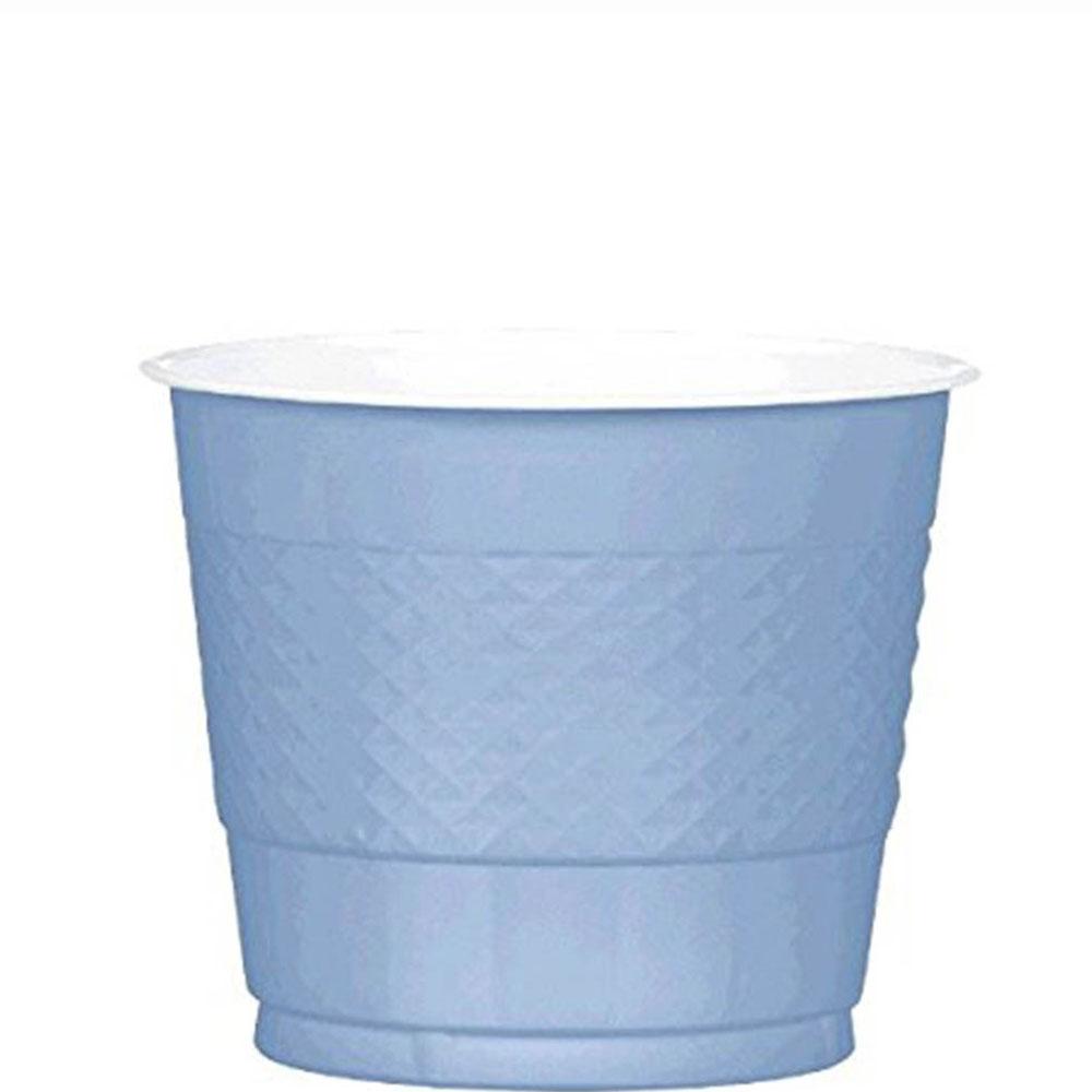Pastel Blue Plastic Cups 9oz, 20pcs Solid Tableware - Party Centre - Party Centre