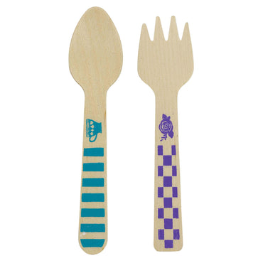 Mad Tea Party Mini Cutlery 4in, 24pcs Candy Buffet - Party Centre - Party Centre