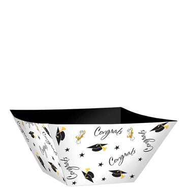 Grad Square Large Paper Bowls 3pcs Solid Tableware - Party Centre - Party Centre