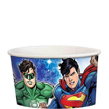 Justice League Paper Treat Cups 9.5oz, 8pcs Printed Tableware - Party Centre - Party Centre