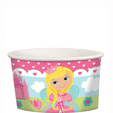 Woodland Princess Paper Treat Cups 9.50oz, 8pcs Printed Tableware - Party Centre - Party Centre