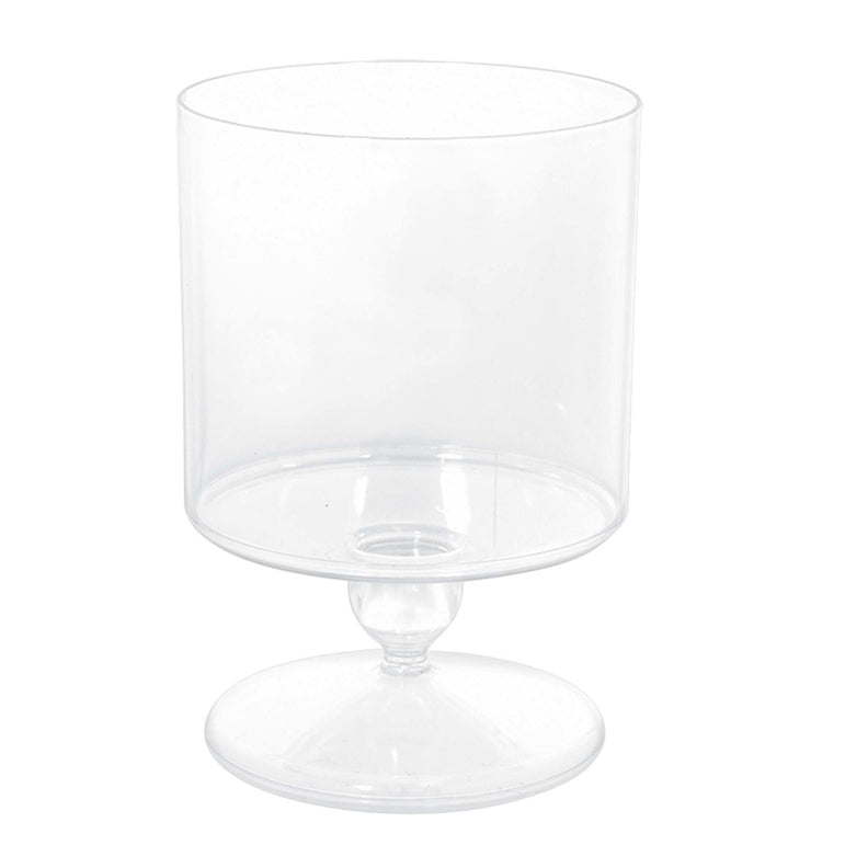 Clear Medium Plastic Cylinder Jar