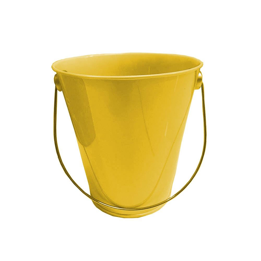Yellow Sunshine Metal Bucket With Handle Favours - Party Centre - Party Centre