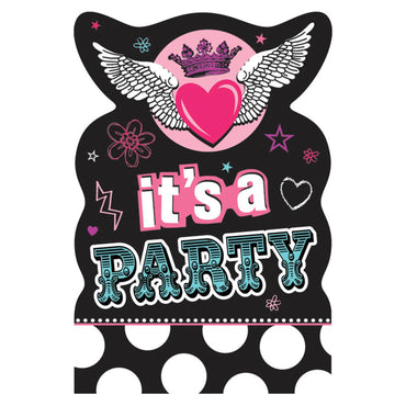 Rocker Girl Invitations Party Accessories - Party Centre - Party Centre