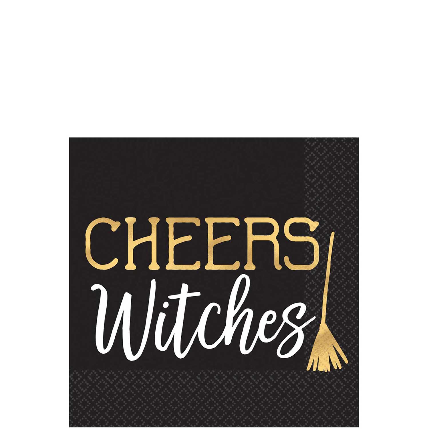 Cheers Witches Hot Stamped Beverage Tissues 16pcs Printed Tableware - Party Centre - Party Centre