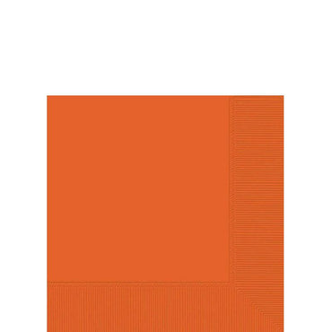 Orange Peel Beverage Tissues 20pcs Solid Tableware - Party Centre - Party Centre