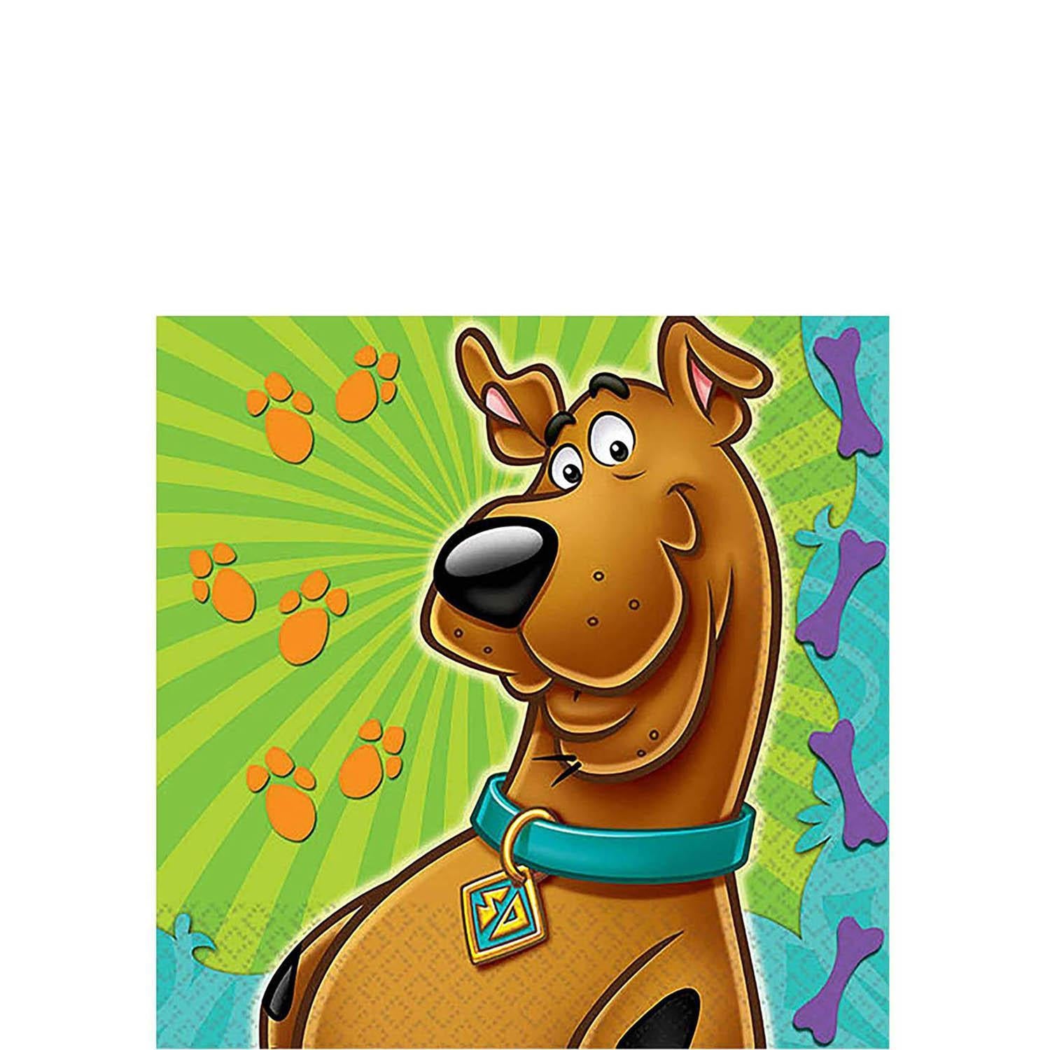 Scooby-Doo Where Are You Beverage Tissues 16pcs Printed Tableware - Party Centre - Party Centre