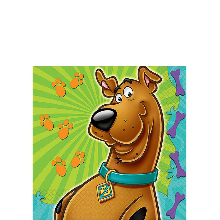 Scooby-Doo Where Are You Beverage Tissues 16pcs Printed Tableware - Party Centre