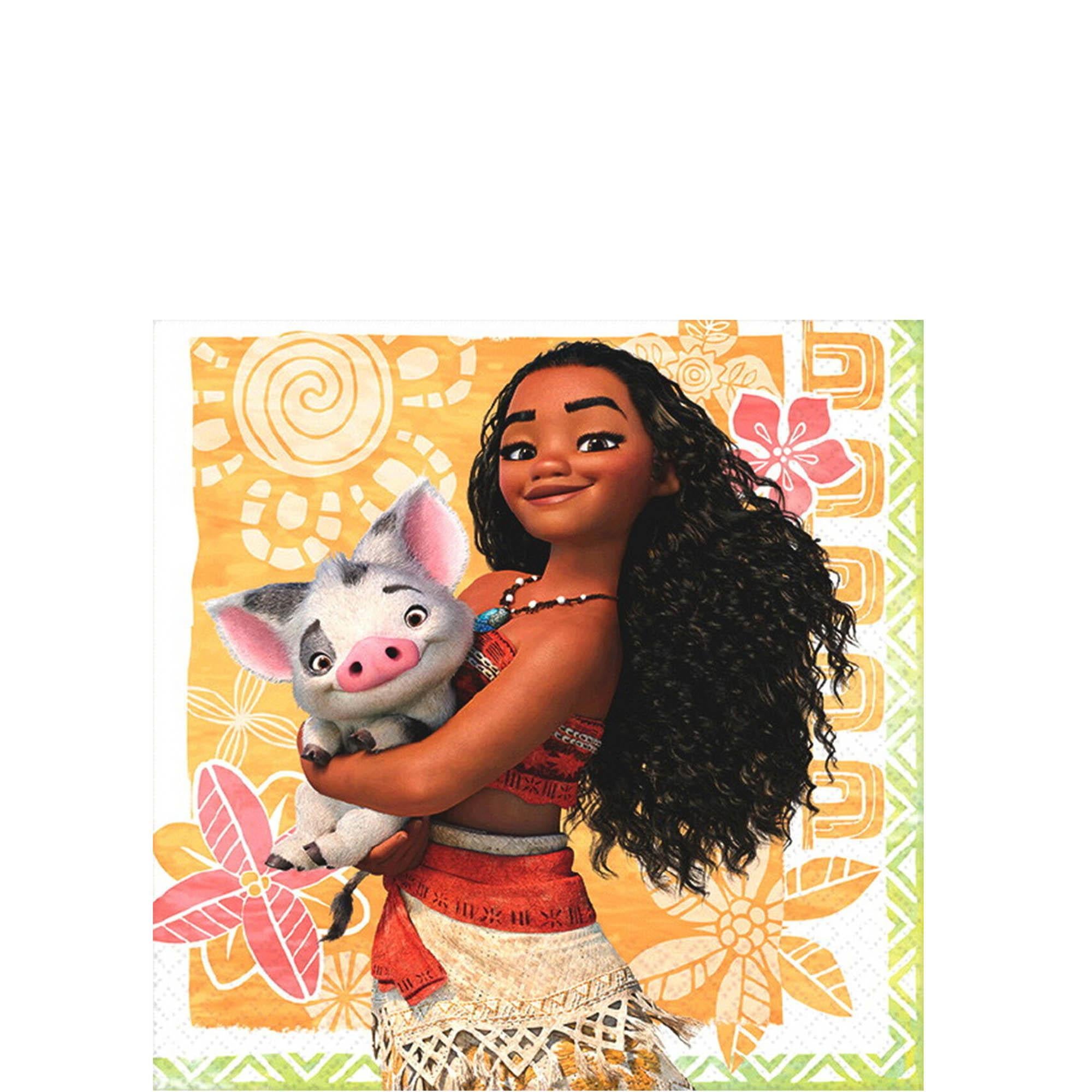 Moana Beverage Tissues 16pcs Printed Tableware - Party Centre - Party Centre