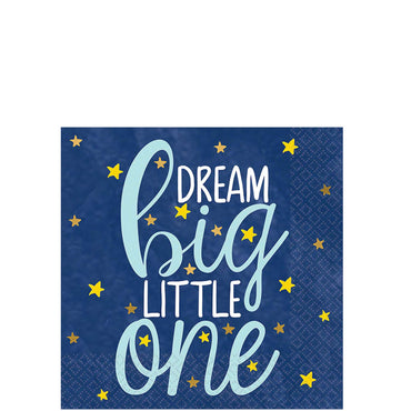 Twinkle Little Star Beverage Tissues 16pcs Printed Tableware - Party Centre - Party Centre