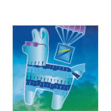 Battle Royal Beverage Tissue 16pcs Printed Tableware - Party Centre - Party Centre
