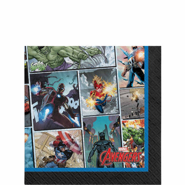 Marvel Powers Unite Beverage Tissues 16pcs Printed Tableware - Party Centre - Party Centre